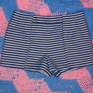 F21 STRIPED SHORTS